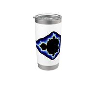 Mandelbrot Electrique Set Fractale Géométrie Rétro Formes Mania Gobelet isotherme en acier inoxydable double paroi