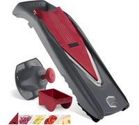 Mandoline - Börner - Vital Set de Base - 4 Épaisseurs - Réservoir Vinaigrette - Assaisonnement Intégré