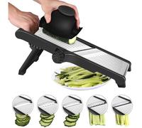 Mandoline Cuisine Coupe Legume Multifonctions - Mandoline Professionnelle Cuisine, Réalisez des Tranches Épaisses de 1 à 9 mm