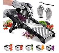 Mandoline cuisine,Ustensiles de cuisine inox,Coupe legumes multifonctions