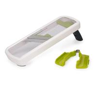 Joseph Joseph - Mandoline Multi-Grip Plus - 3 épaisseurs, 2 juliennes réglables, pince - Blanc