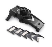 Mandoline en V - Avec Poussoir - 5 Lames Inox - Hendi