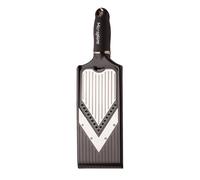 Mandoline en V réglable avec râpe à julienne, avec la pince protège-doigts inclus