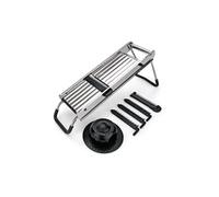 Mandoline Inox Lame Ondulée 3 Inserts Julienne