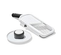 Mandoline manuelle de précision OXO Good Grips - Mandoline compacte réglable avec 5 réglages de lames pour couper en julienne et en tranches - Poignée antidérapante - Lavable au lave-vaisselle