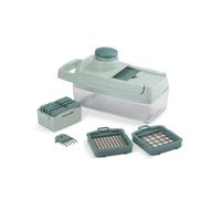 Mandoline multifonction - LIVOO - MEN435 - 8 lames acier inoxydable - Bac de récupération 1,5 L - Compatible lave-vaisselle