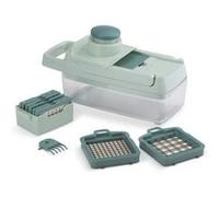 LIVOO Mandoline multifonction MEN435 8 lames inox Bac 1,5 L Vert Compatible lave-vaisselle