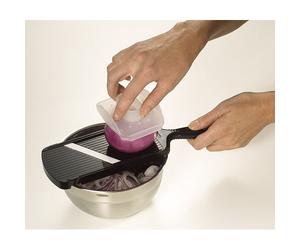 Mandoline réglable avec protège doigts noir Kyocera