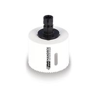 mandrex mxqs - M42 Scie cloche bimétallique FINEX Cut - Ø 48 mm avec 8% COBALT legie Run HSS bi-métal scie-cloche bi-métal M42 avec profondeur de coupe 38 mm et 8/12 dpp - mhb6q048b