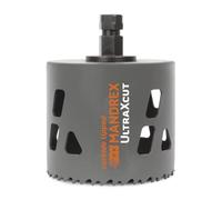 Mandrex | Scie cloche UltraXcut Ø 68 mm avec dents en carbure de tungstène, foret pour matériaux durs et souples, scie cloche multi-usages