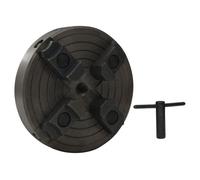 Mandrin à Bois à 4 Mâchoires Connexion M18 Acier Noir pour Atelier et Chantier EU342093