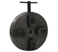 Mandrin à bois à 4 mâchoires - vidaXL - Acier noir - 150x63 mm - Connexion M18 - Plage de serrage 15-138 mm
