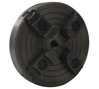 vidaXL Mandrin à 4 mors avec prise M18 acier noir 150x63 mm