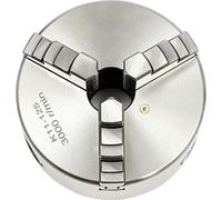 Mandrin à centrage automatique - 3 mors - Ø125 mm - Max. 3000 tr/min - Plage de serrage intérieure 2,5–40 mm, extérieure 38–125 mm - Passage 30 mm - Argent