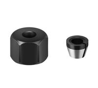 Mandrin À Pince Avec Écrou For Gravure, Machine De Découpage, Adaptateur De Mèche De Routeur Électrique, Accessoires De Fraise, 6mm, 6.35mm, 8mm(6mm Set)