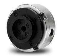 Mandrin à quatre mors EBERTH de 125 mm de diamètre, mandrin à 4 mors 5" à centrage automatique, filetage de raccordement 1" -8 TPI, outil de serrage inclus