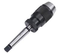 Mandrin à serrage rapide MT2-B16 avec plage de serrage de 13 mm, acier 40 Cr, 44 x 177 mm, mandrin à couronne pour perceuse, tour, fraiseuse, porte-outils, adaptateur