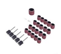 Mandrin Auto-Expansible Kit Ponçage 1/2" 20+5 Pcs(120Grit) | Caoutchouc expansible, maintien ferme des bandes, réduit les vibrations, parfait pour courbes, précision accrue