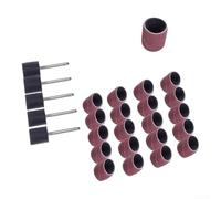 Mandrin Auto-Expansible Kit Ponçage 1/2" 20+5 Pcs(40 Grit) | Caoutchouc expansible, maintien ferme des bandes, réduit les vibrations, parfait pour courbes, précision accrue