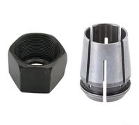 Mandrin de 12,7 mm avec écrou de 12 mm pour 3612 3612BR RP1800 - Adaptateur de pince à ressort ER11 de haute précision pour fraiseuse CNC, porte-embout de gravure, coupe du bois, PVC, PCB, ajustement