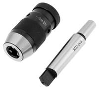 Mandrin de perçage MT2-JT3, plage de serrage de 1 à 16 mm, sans clé, à serrage automatique