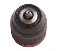 Mandrin de perceuse sans clé 0,8 | 10 mm auto-serrant en acier convertisseur pour perceuse manuelle à changement rapide Noir Rouge