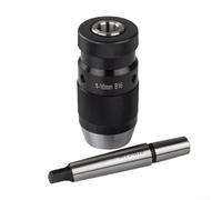 Mandrin de perceuse sans e 1 à 16 mm avec mandrin conique Mk2 pour tours et tâches de perçage CNC sur métal, bois, plastique, dispositif de maintien d'outils haut de gamme, finition noire