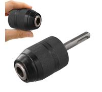 Mandrin de perceuse sans e 2 à 13 mm pour tige SDS Plus, adaptateur à changement rapide, en acier durable pour perceuses à percussion, taraudage à bois