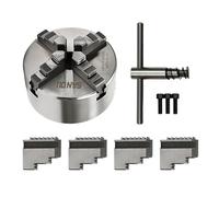 Mandrin de serrage à 4 mâchoires - 125 mm - Mandrin de serrage auto-centrant - Mini mandrin auto-centrant - Accessoires pour bancs et tours