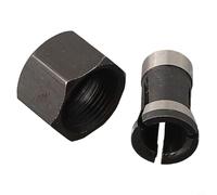 Mandrin de Serrage pour m15 pour Routeur Électrique 6/8mm Mandrin | Ecrou Fileté pour m15, De Serrage 6mm,Mandrin Pour Défonceuse,Fraise De Fraisage Acier, pour accessoire