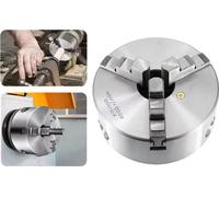 Mandrin de tour, 100mm, auto-centrant manuel, conception à 3 mors, compatible avec les tours K11, métal durable