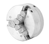 Mandrin de Tour, 3/4 griffe Mini chuck Métal Four-Jaw Tour Chuck Collier en bois Tool auto-centrage Set Pièces DIY métal T(3-Jaw Z011)