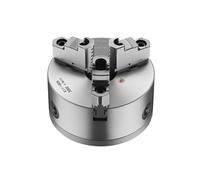 VEVOR Mandrin de Tour à 3 Mâchoires, 160 mm, Mandrin Auto-centrage avec Plaque Support Adaptateur Filetée, Plage de Serrage 3-145 mm, en Fonte HT300, avec Vis n T, pour Tours à Bois et Métal