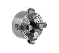 VEVOR Mandrin de tour 4 mâchoires 80 mm, serrage 5–80 mm, mors réversibles, fonte HT300