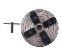 Mandrin de tour à bois à centrage automatique de 15,2 cm avec 4 mâchoires, 1 x 8TPI filetage en acier pour le travail du bois t outils d'installation inclus