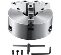 Mandrin de tour K11-250 - Mandrin à trois mors de 250mm - Matériau HT300 - Plage de serrage 6-250mm - 3-Baches, 20Cr, ≥53HRC - φ80mm alésage - Mandrin de tour à bois auto-centrant