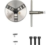 mandrin de tournage à 3 mors, plage de serrage 2-22mm, vitesse maximale 4000 tr/min, précision de centrage 0,07mm, diamètre du trou de mandrin 16mm, diamètre du produit 8cm