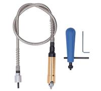 Mandrin D'extension D'arbre Flexible, Fixation D'adaptateur D'arbre Flexible, Adaptateur de Mandrin D'extension pour La Connexion AUX Outils Rotatifs, Fonctionnement Stable Adapté Au Polissage