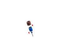 Dremel Mandrin de ponçage EZ SpeedClic 2615S407JA – 13 mm avec 2 bandes grain 60/120