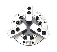 Mandrin hydraulique à trois mâchoires, ensemble complet de mandrin creux haute précision quatre griffes 6 et 8 pouces(12 inch solid 3 jaw)