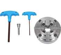 Mandrin M33, conception à centrage automatique, acier 40Cr durable, bleu