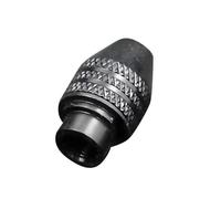 Mandrin M8x0.75mm de Perceuse sans Clé Noir en Alliage à 3 Mors Long
