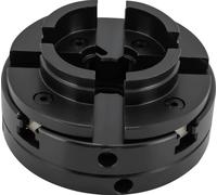 Mandrin - Mandrin à centrage automatique pour le travail du bois - Acier 45 - Plage de serrage 39–76 mm - Manuel - Noir