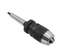 Mandrin - Mandrin à serrage rapide sans ne Morse MT2/MK2 - Plage de serrage 1–13 mm - Concentricité 0,05 mm - Acier 40Cr - Pour tour et fraiseuse