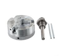 Mandrin manuel en métal Z011 en alliage de zinc avec auto-centrage pour outils électriques et mini perceuses, haute précision et grande plage de serrage, argent (B)