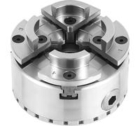 Mandrin pour tour à bois - Mandrin à 4 mors à centrage automatique - Filetage M33 - Ø 96 mm - Plage de serrage 45-81 mm - max. 3000 tr/min - Acier 40Cr + plastique - Argent