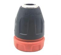 Mandrin rapide pour perceuse sans fil 10,8 V 12 V 18 V compatible avec Powermaxx Bs 18 Quick Basic et Classic 301003330 Porte-embout en plastique rouge