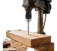 Mandrin sans clé, plage de serrage 1-13 mm, acier 40Cr, tige MT2 de 15 x 110 mm, précision de 0,08 à 0,12 mm, longueur du mandrin 90 mm
