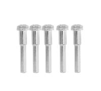 Mandrins à vis à tige de 6 mm pour outils rotatifs - Lot de 5 disques de polissage en acier rapide et tige d'extension de disque de coupe, compatibles avec Dremel et outils rotatifs similaires