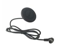 Manette de Commande Manuelle Filaire Noire Ronde à Gros Bouton | ABS Pratique, Usage Facile, Format Rond, pour Dispositif Auto et Mobilier Domestique